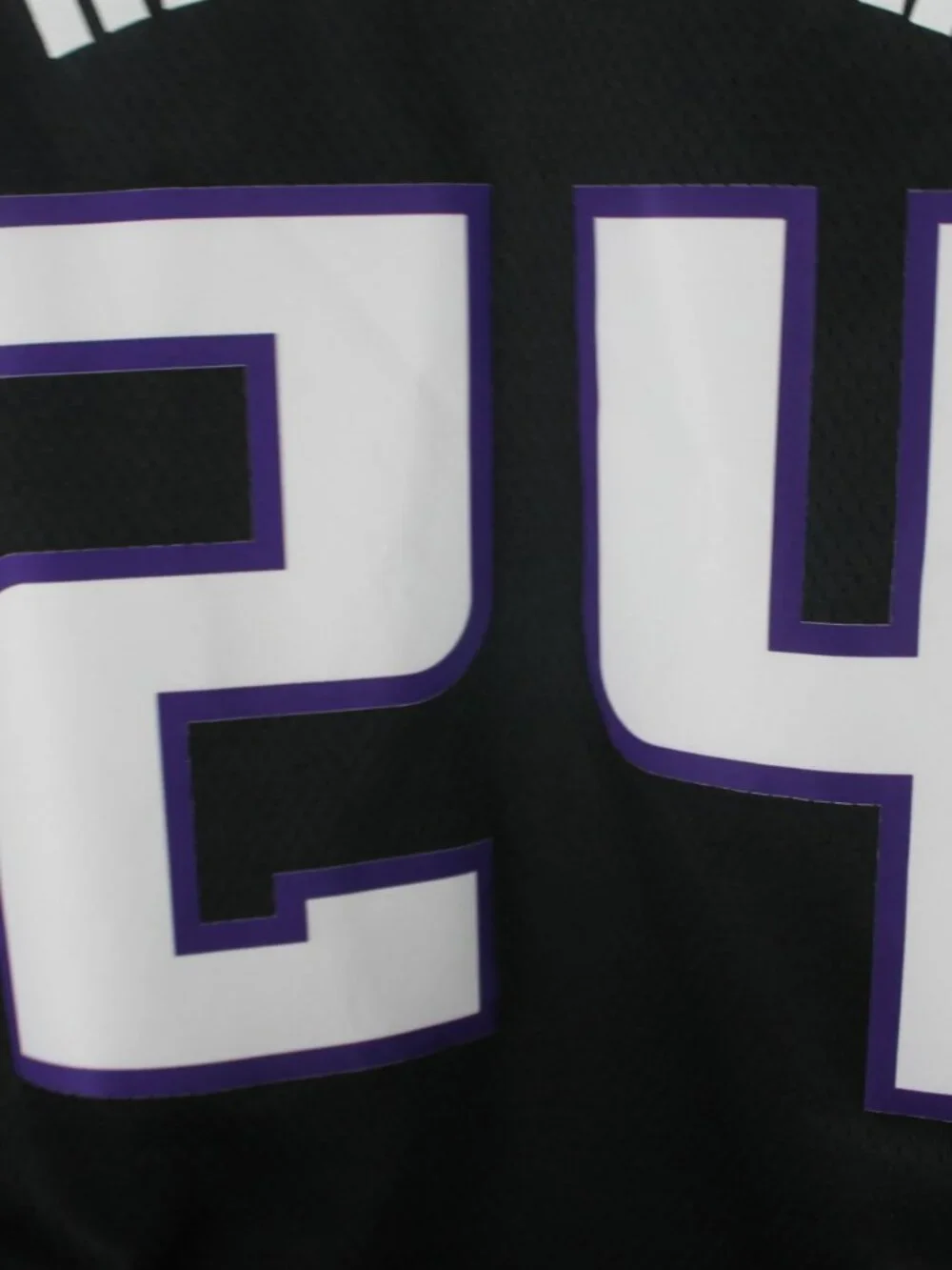 Nike Sacramento Kings #24 Hauteman Black Icon Edition NBA Jersey Men's Size 48 L